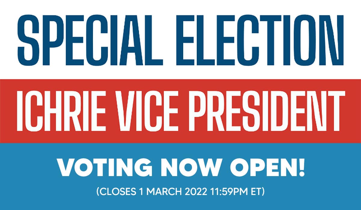 Voting CLOSED - ICHRIE's Special Election for Vice President 9