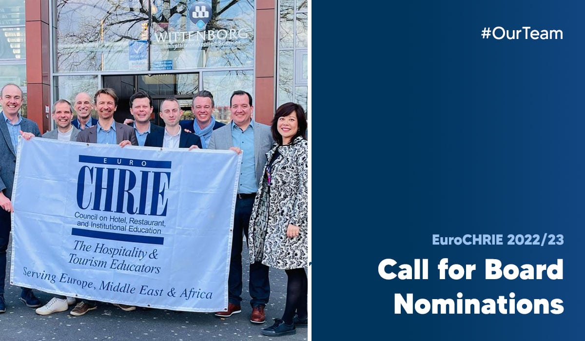 Call for 2022/23 EuroCHRIE Board Nominations 17