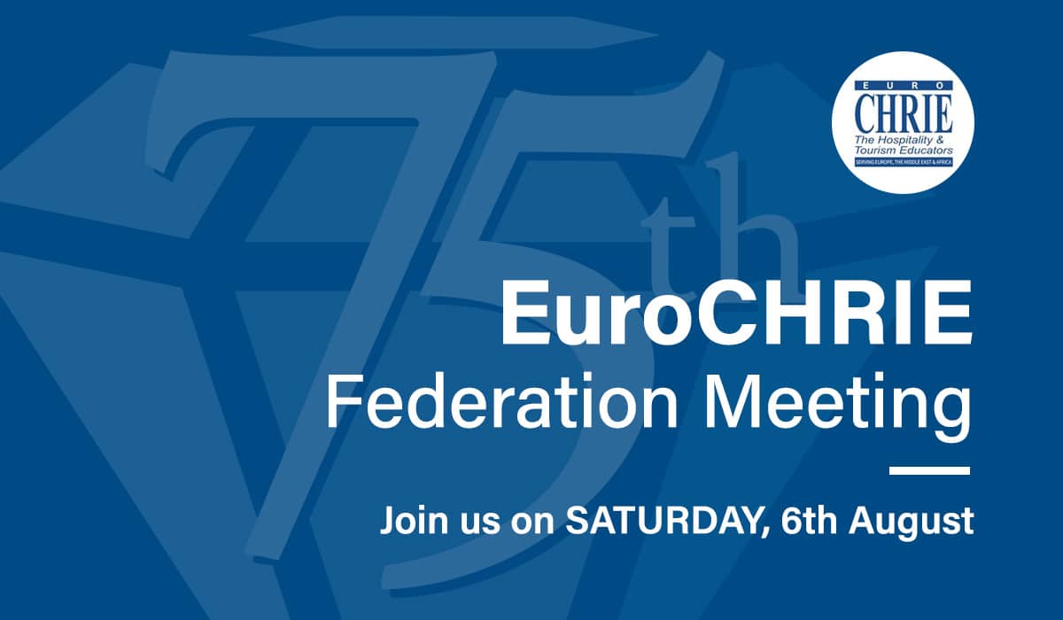 The Home of EuroCHRIE - The Hospitality & Tourism Educators 14