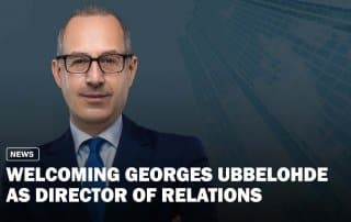 Welcoming Georges Ubbelohde as Director of Industry Relations 12